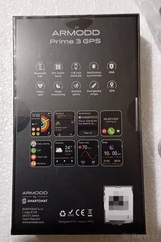 Chytré hodinky ARMODD Prime 3 GPS zlaté NOVÉ - 3
