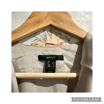 Satenové šaty Mango S - 3