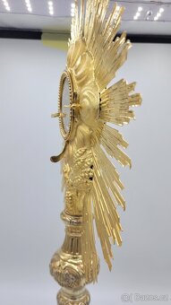 Stříbrná monstrance 19. Stol. - 3