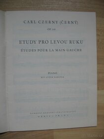 Noty - Czerny - Op. 718, etudy pro levou ruku - 3