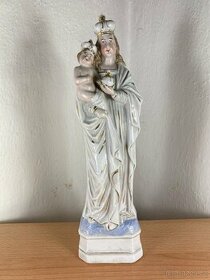 Madona s Ježíškem porcelán socha - 3