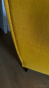 Křeslo Ušák Ikea Strandmon Horčice - 3