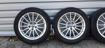 Alu kola 5x112 r17 originál Audi a5 letní pneu - 3