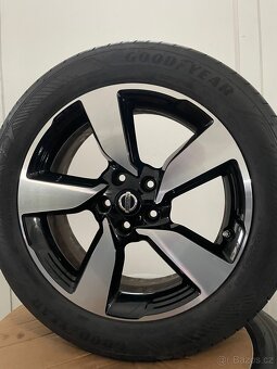 Original letní alu Nissan Qashqai r18 + 215/55/18 95% - 3