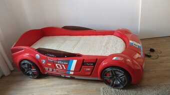 Dětská postel auto BiTurbo červená - 3