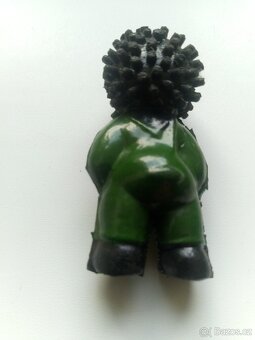 Retro gumová figurka - ježek - 3