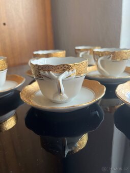 Originální sada porcelánu se zlatým dekorem - 3