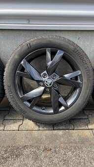 Alu kola 5x112 R17 Škoda Octavia IV Zimni pneu 205/55/17 - 3