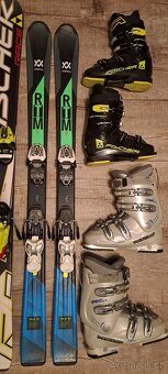 Lyže 130cm,140cm,lyžaky - 3