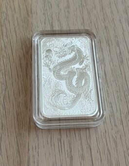 Stříbrná investiční mince - Dragon Rectangular 1 Oz - 3