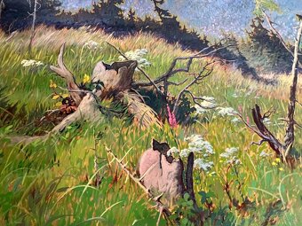 Originál obrazu hor 3,38x3,32 m - 3