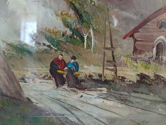 ENEDINA PINTI ZAMBRINI? OBRAZ OLEJ NA PLÁTNĚ - 3