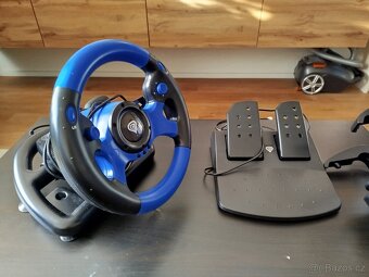 Herní volant SEABORG 350 s řadící pákou a pedály - 3