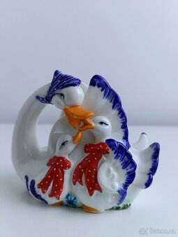 Porcelánová dochucovací sada Husy - 3