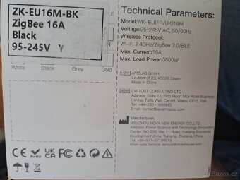 MOES Zigbee chytrá zásuvka - Černá - 3