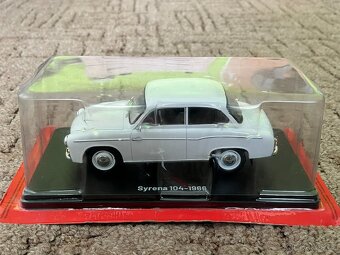 Hachette Nezapomenutelné automobily FSO Syrena 104 1:24 - 3
