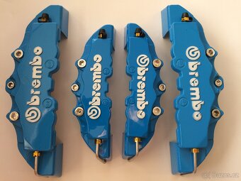 Brembo kryty na brzdy 4ks - Modré - 3