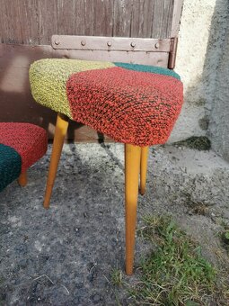 Retro taburet. - 3