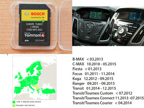 Mapy SD karta do navigace Ford Sync2 Sync1 MFD MCA FX - 3