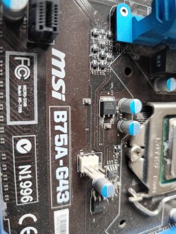 Základní deska MSI B75A-G43 +procesor - 3
