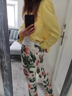 Dámské kostkované džíny kalhoty Zara - 3