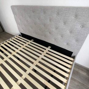 Moderní postel s úložným prostorem 180x200 cm + Ortopedické - 3