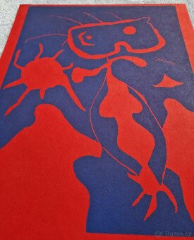 JOAN MIRO - Man in the Red Sun (1959), Linoryt - 3