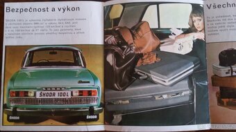 Starý prospekt Škoda 100 L De luxe z roku 1974 - 3
