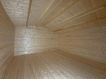 Dřevěný zahradní domek Isar 28, 380 x 380 cm, 28 mm - 3