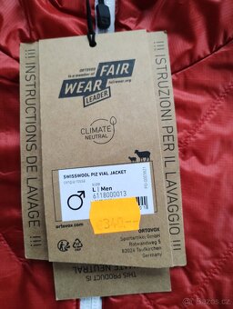 Bunda ORTOWOX SWISSWOOL PIZ VIAL Jacket Men vel.XL - 3
