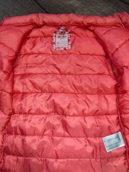 Přechodová lososová bunda vel. 128 - 3