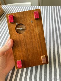 Stará dřevěná hrací truhlička, šperkovnice - 3