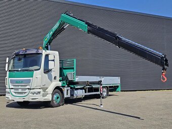 DAF LF 260 - valník s hydraulickou rukou FASSI - 3
