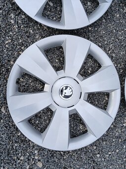 Pěkné orig poklice Škoda 15" Fabia, Rapid, Octavia - 3