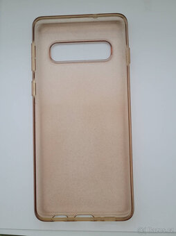 Kryt na Samsung Galaxy S10 - růžový se třpytkami - 3