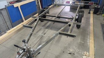 Podvozek, přívěs, vlek, z karavanu N126 "Polák" bez TP - 3