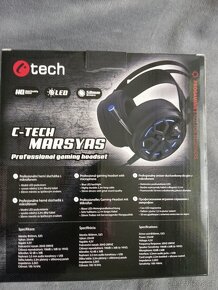 C- TECH MARSYAS herní sluchátka - 3