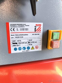 Prodám pásovou a kotoučovou brusku Holzmann BT 1220TOP - 3