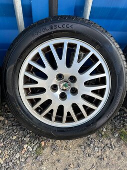 Originální alu kola Škoda Octavia 1 5x100 r16 + pneu - 3
