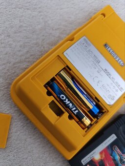 Nintendo Gameboy Pocket Yellow + Hry - 3