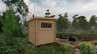 Luxusní zahradní sauna - 3
