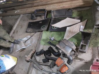 Škoda 105,120 interiér,plecharina - 3