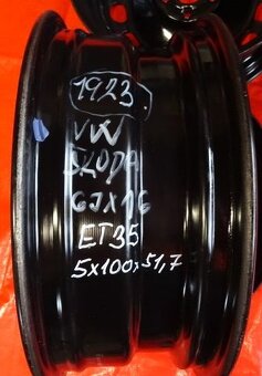 Plech. disky 16" Škoda, VW - 3