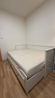 Bílá postel Hemnes Ikea - 3