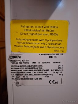 pultový mrazák Zanussi - 3