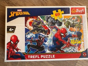 Puzzle různé druhy Spiderman, krtek, Frozen - 3