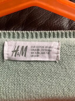 H&M svetr mint 122/128 - 3
