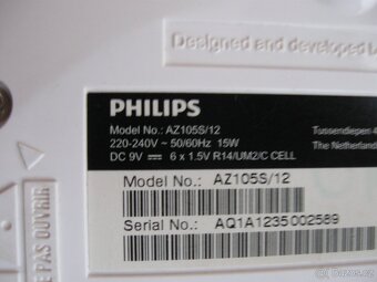 PHILIPS - rádio + CD /funkční/ - 3
