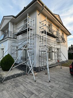 Pronájem profi pojízdného hliníkového lešení - 3
