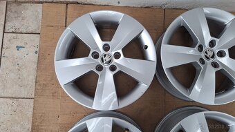 Alu kola Škoda 16" 5x100 6J ET38 Scala Fabia Kamig - 3